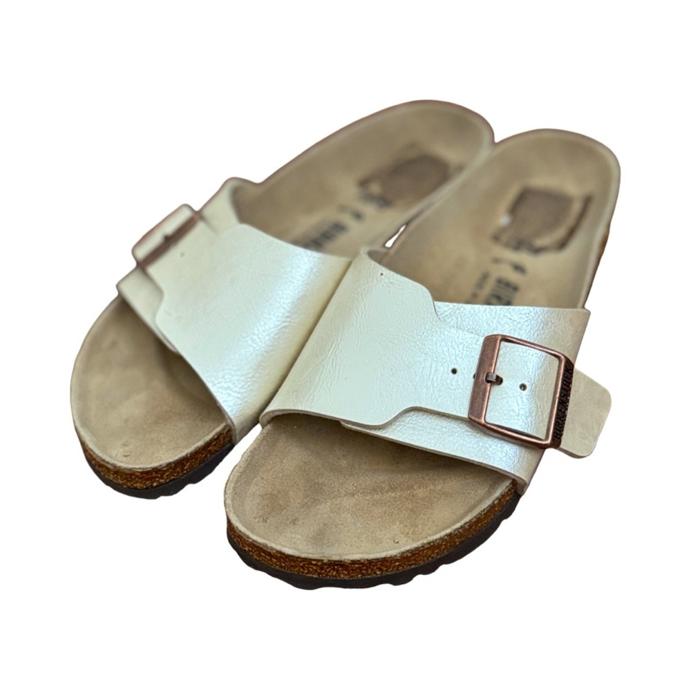 Birkenstock Catalina -Graceful Pearl White Sandals - Picture 3 of 7